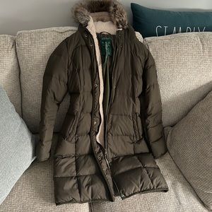 Ralph Lauren Womens Olive Winter coat